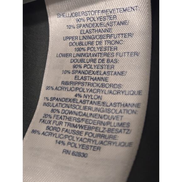 NWOT Lands End Winter Coat Down 600 Fill Hyper Dry Hooded Jacket LP Green Sage - Picture 6 of 9